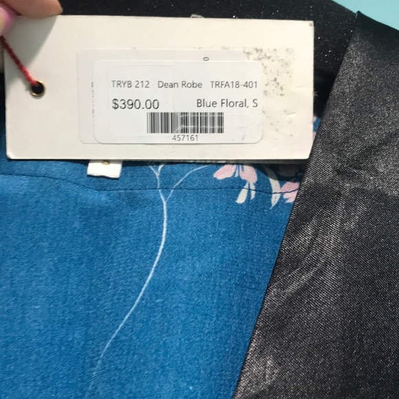 Try B Blue Floral Kimono - Picture 2 of 3